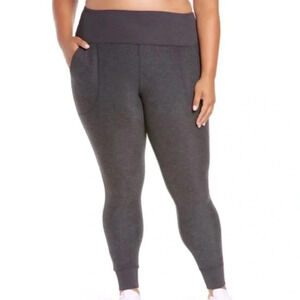 Zella Restore High Waist Soft Pocket Jogger Legginga Heather Grey Size 2X